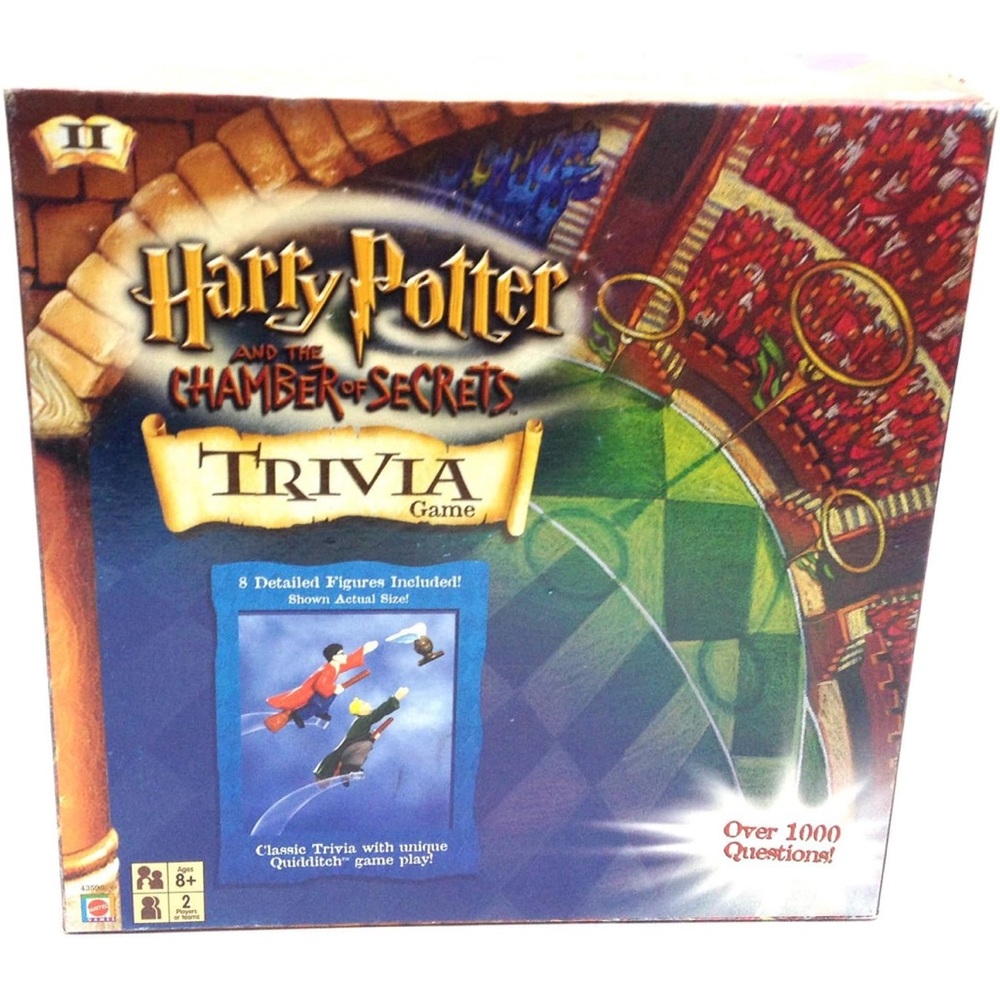 Harry Potter 2002 ‘Chamber of Secrets’Trivia Board Game